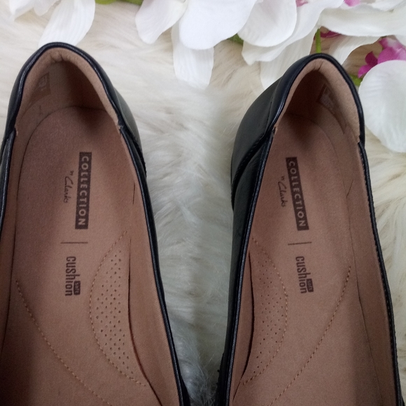 Clarks Gracelin Gemma Leather Flats Cushion 8.5 - Picture 4 of 16